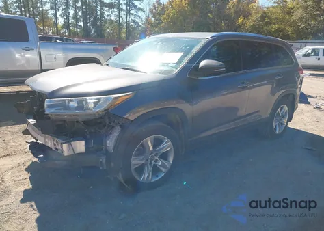 2017 Toyota Highlander Limited из США, поврежденный, VIN 5TDDZRFH1HS401963